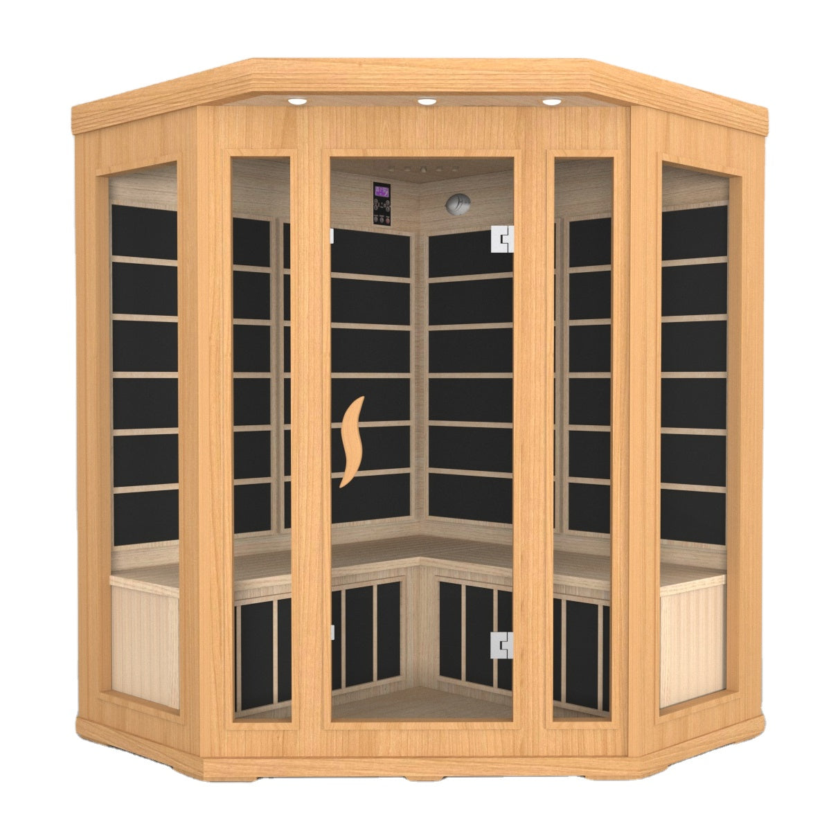 SAUNA EVOLUTION® Low EMF Indoor Wood Sauna With Carbon Panel Far Infrared 16