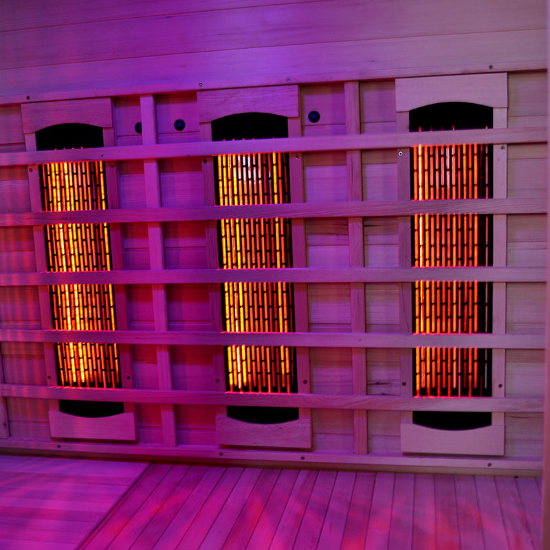 SAUNA EVOLUTION® Full Spectrum Carbon Indoor Sauna Far Infrared 17