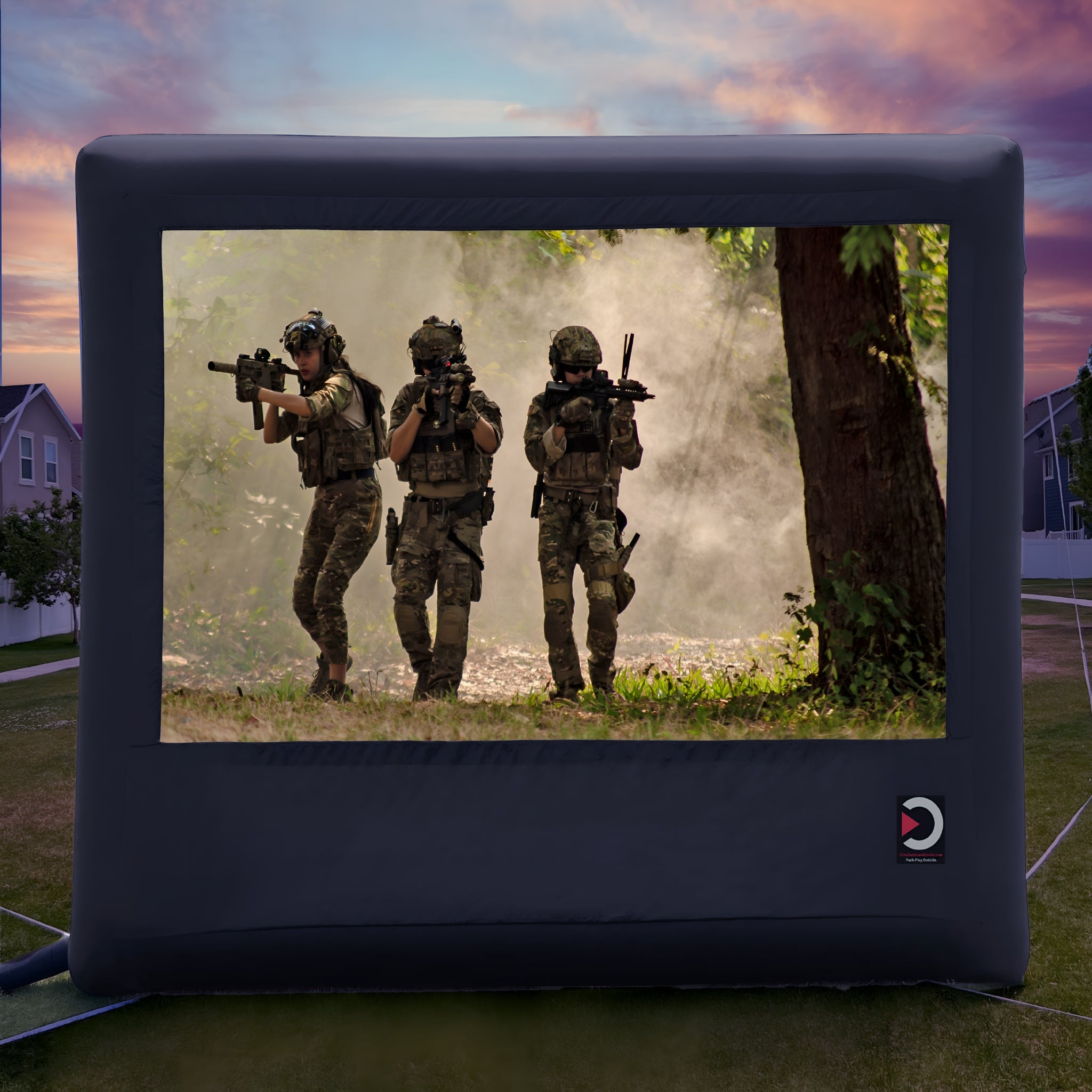 Elite Outdoor Movies Home 10' Inflatable Screen