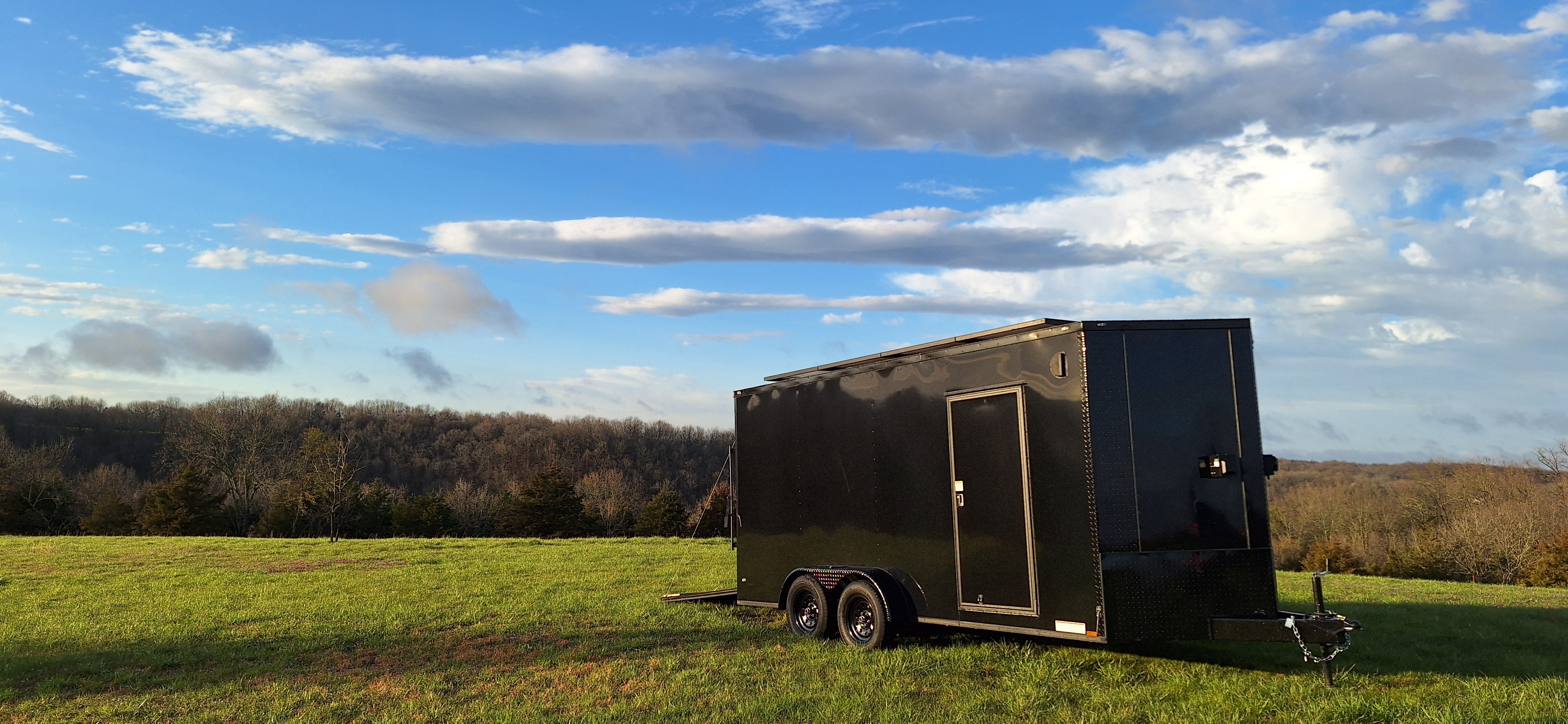 16' Enclosed SOLAR POWERED Offgrid Self-Sufficient Trailer - SOL-ARK 15K Version with 32K Lithium Battery