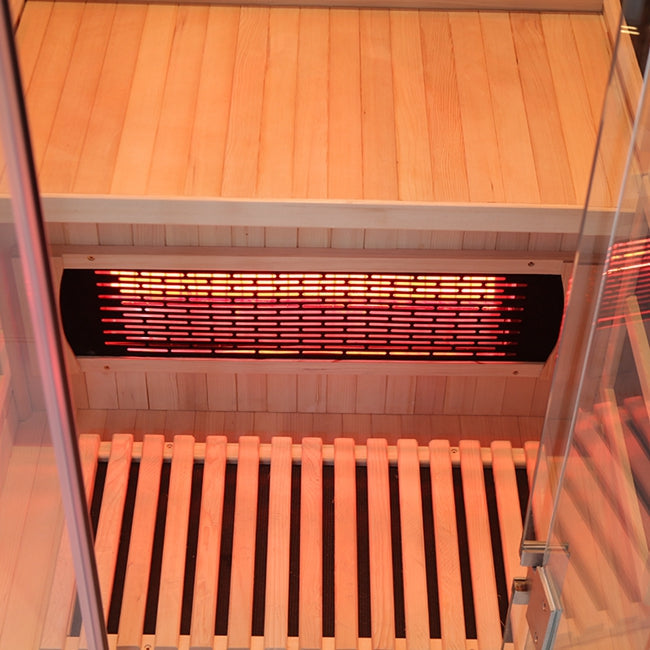 SAUNA EVOLUTION® Full Spectrum Indoor Solid Wood Sauna Far Infrared 11