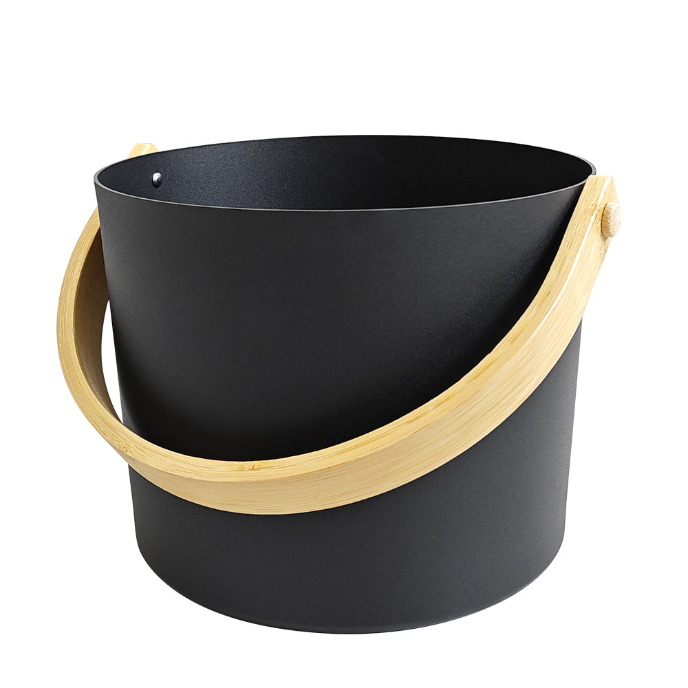 SAUNA EVOLUTION® Large capacity Aluminum sauna bucket set (with spoon)