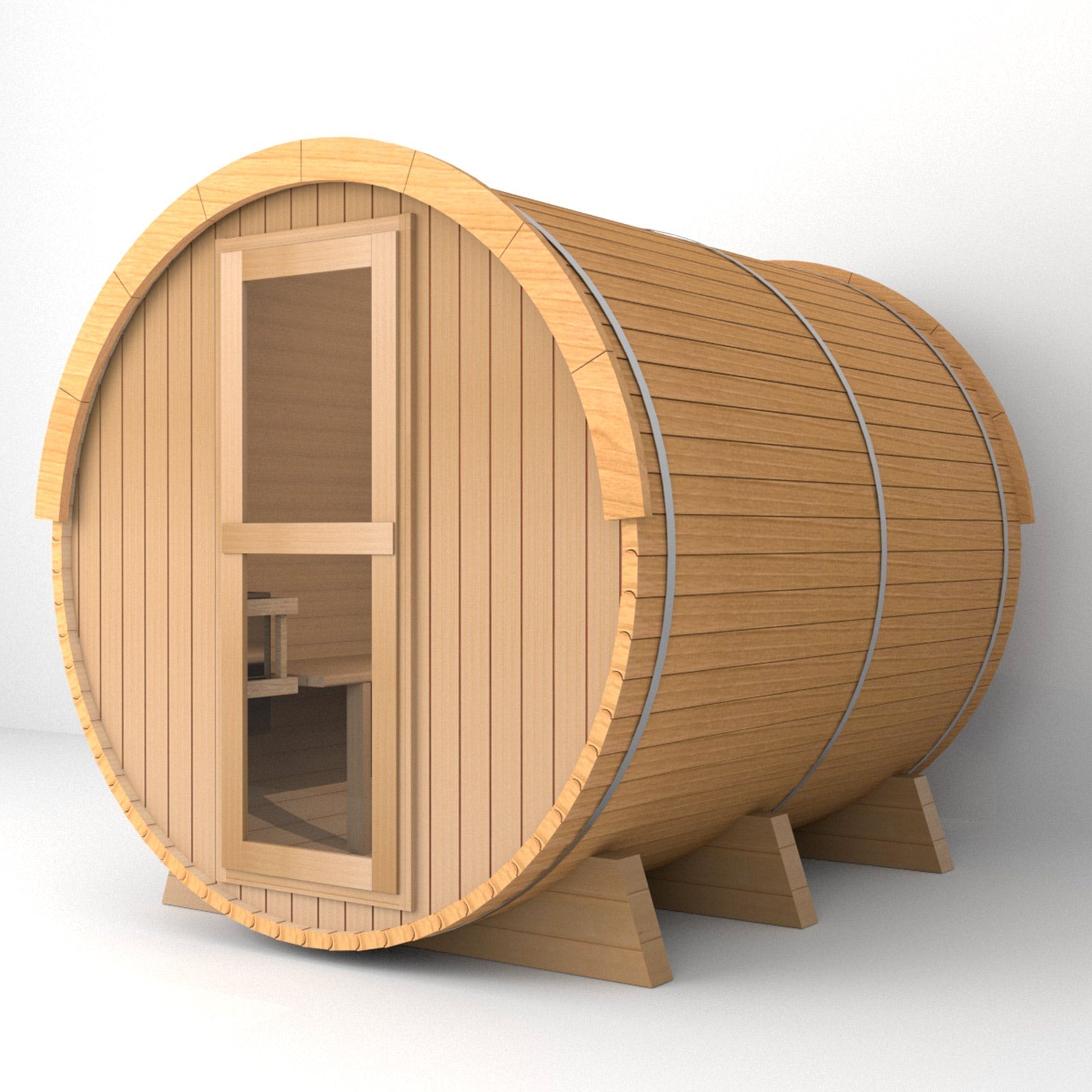 SAUNA EVOLUTION® Barrel Sauna Serenity Nature Air 4