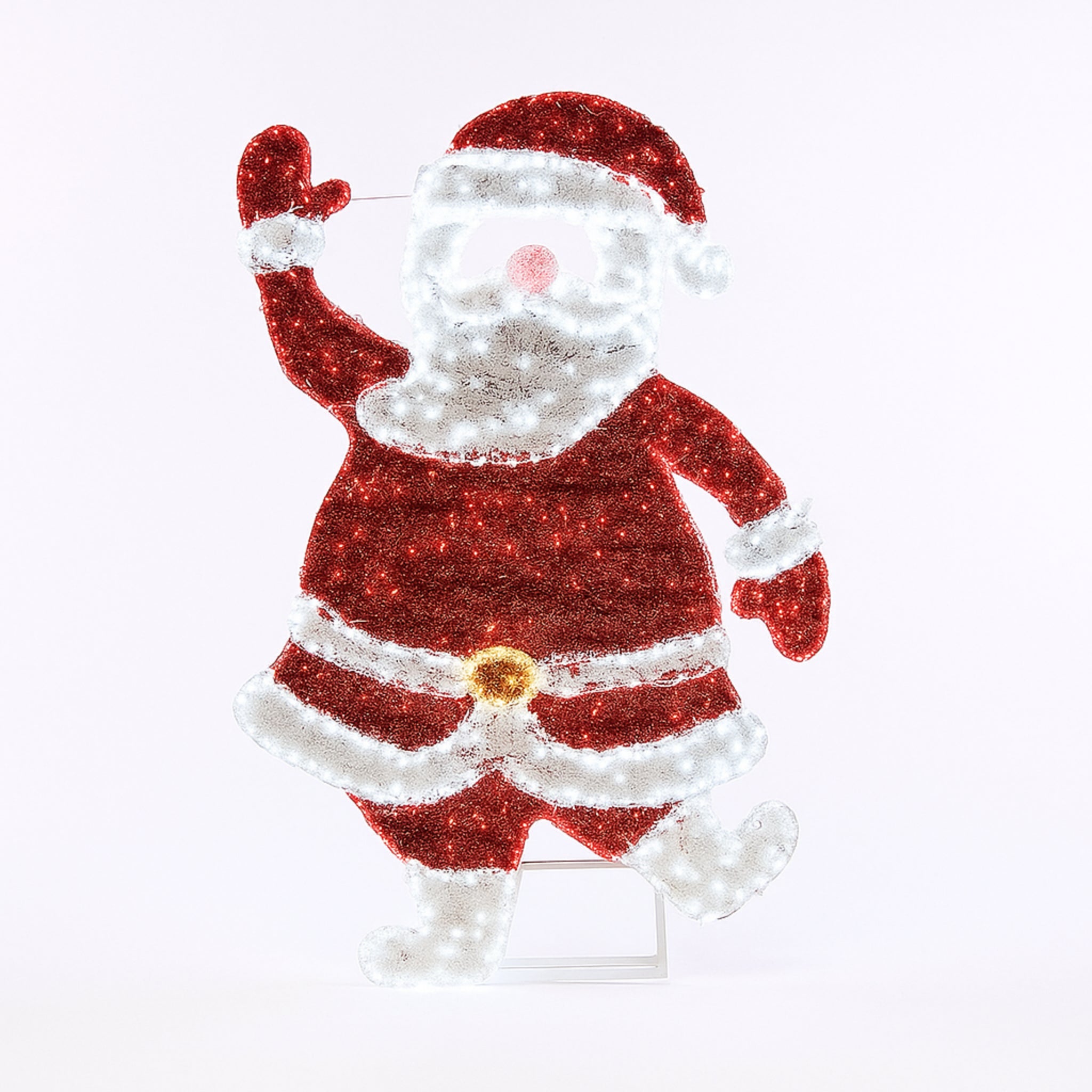 Santa Pre-Lit LED Illuminating Photo Prop