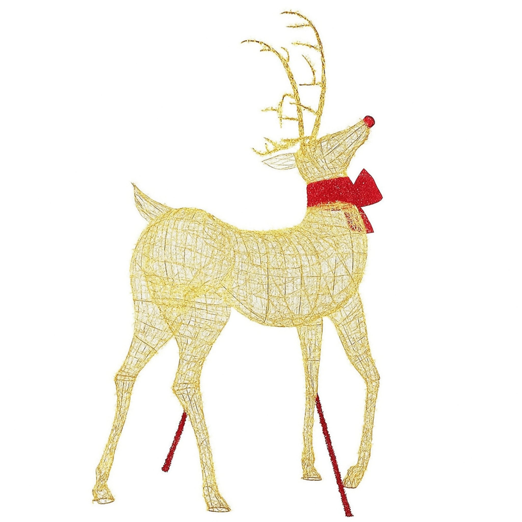 Giant Pre-Lit LED Reindeer - Warm White