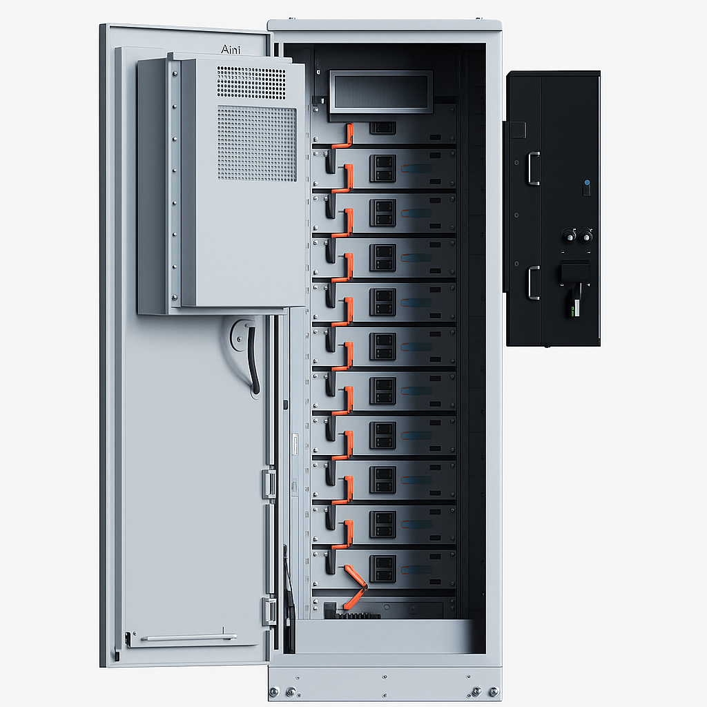 Commercial 240KW Solar Array - 3 Phase 480V Solar Kit + 4x 60K 480V Sol-Ark Inverter + 4x 60KW Sol-Ark OUTDOOR Lithium Battery +242KW Solar with Ground Mount and Wiring