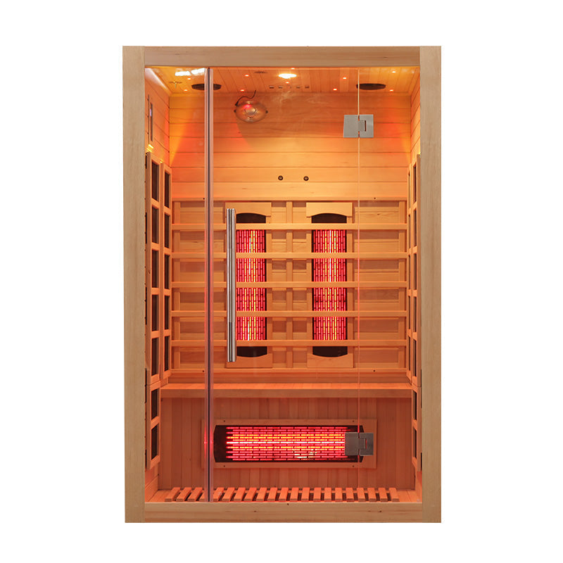 SAUNA EVOLUTION® Full Spectrum Indoor Solid Wood Sauna Far Infrared 11
