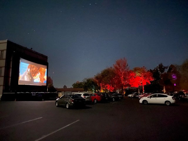 Elite Outdoor Movies Platinum 32' Inflatable Screen