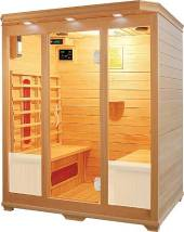 SAUNA EVOLUTION® Indoor Wooden Dry Cabin Customized Sauna Room Far Infrared 04