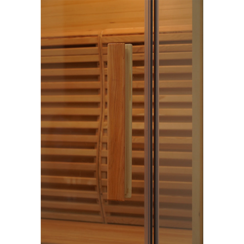 SAUNA EVOLUTION® Commercial Finnish Bath Home Sauna Indoor Steam Room Glass 03