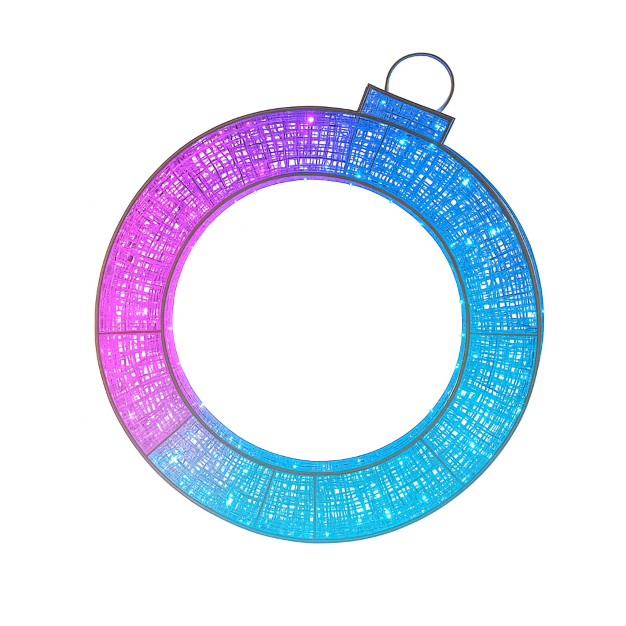 4ft Giant Pre-Lit LED Ornament - RGB