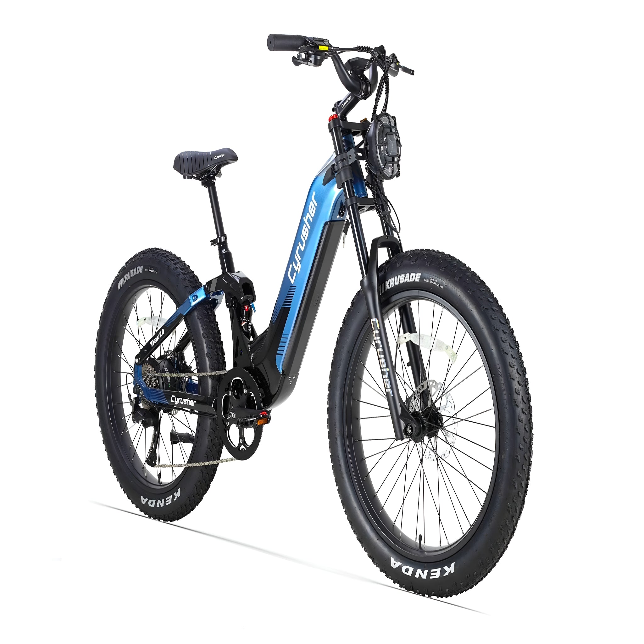 Cyrusher Trax 2.0 Step-Thru Full-Suspension E-Bike