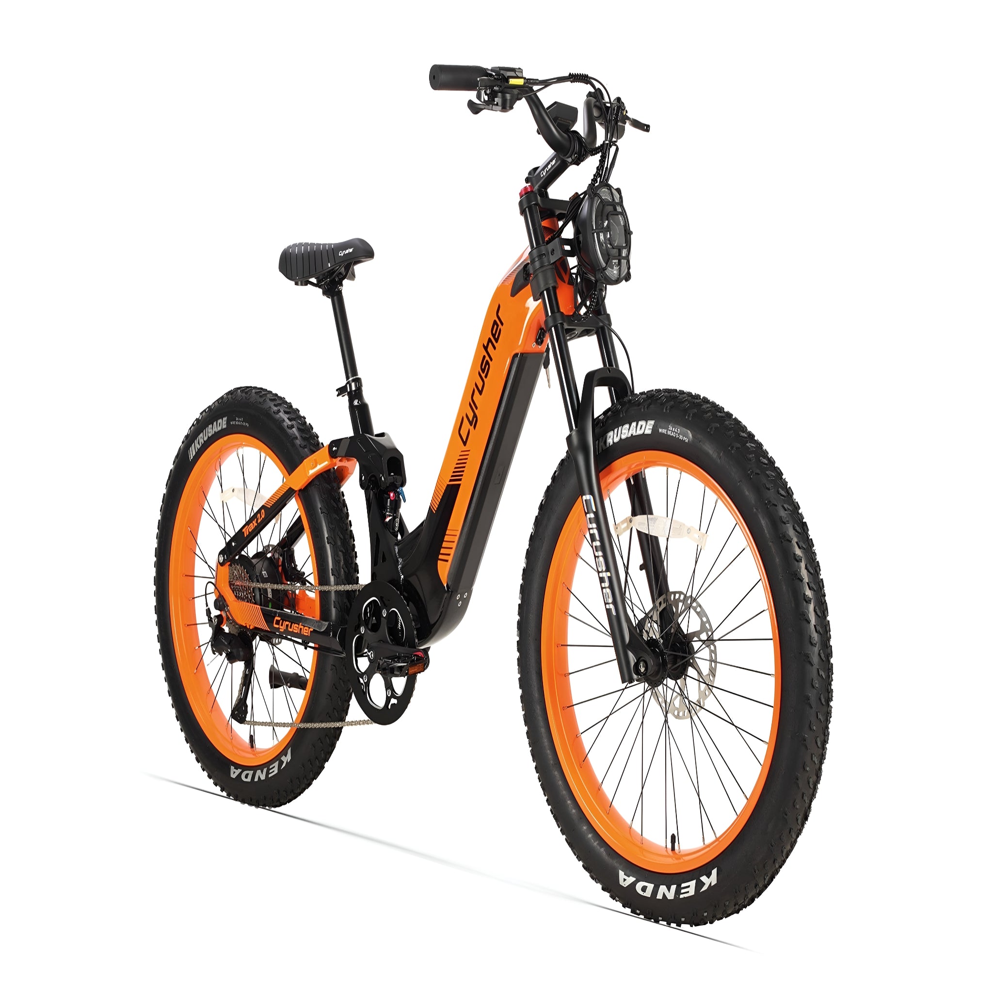 Cyrusher Trax 2.0 Step-Thru Full-Suspension E-Bike