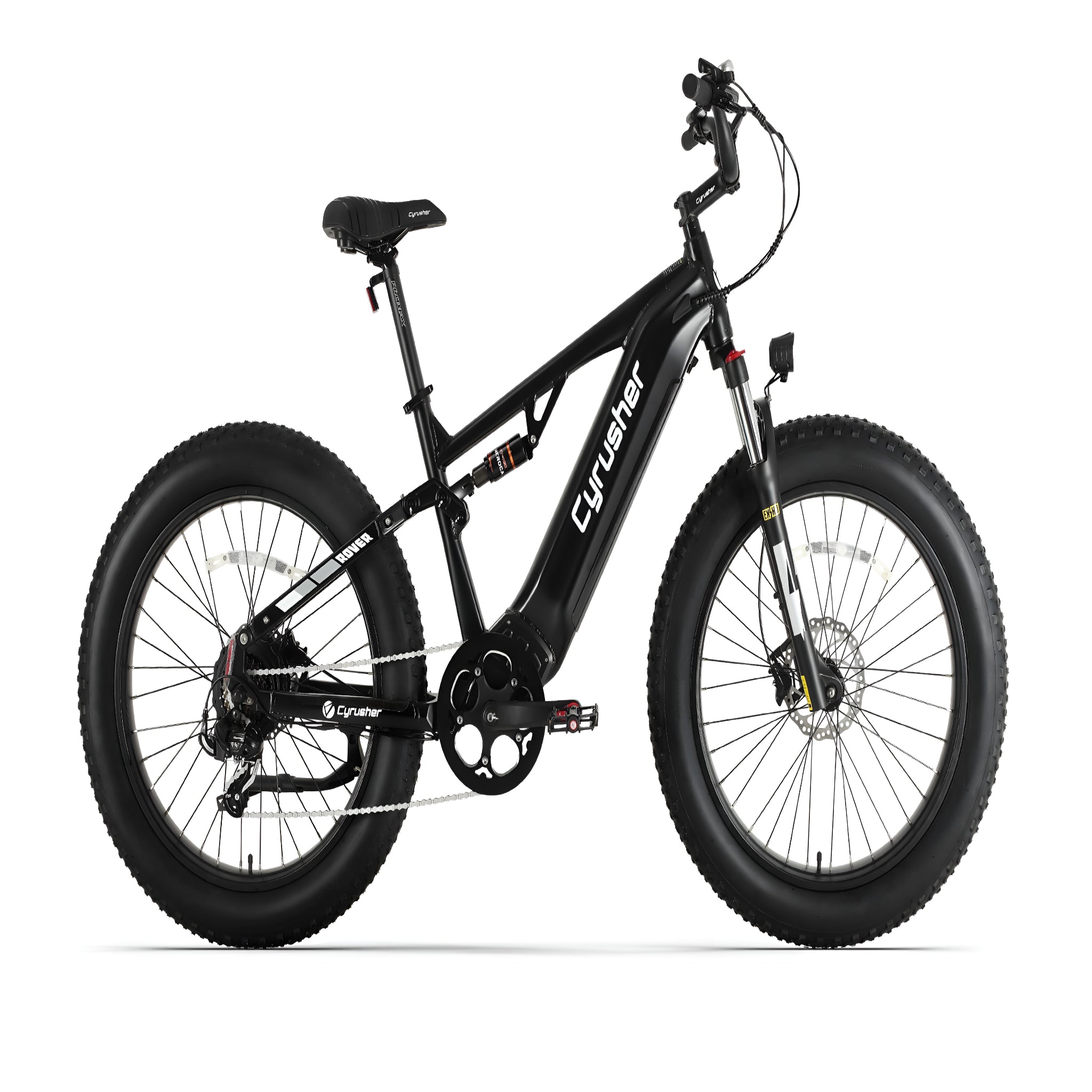 Cyrusher Rover Step-Over Full-Suspension E-Bike