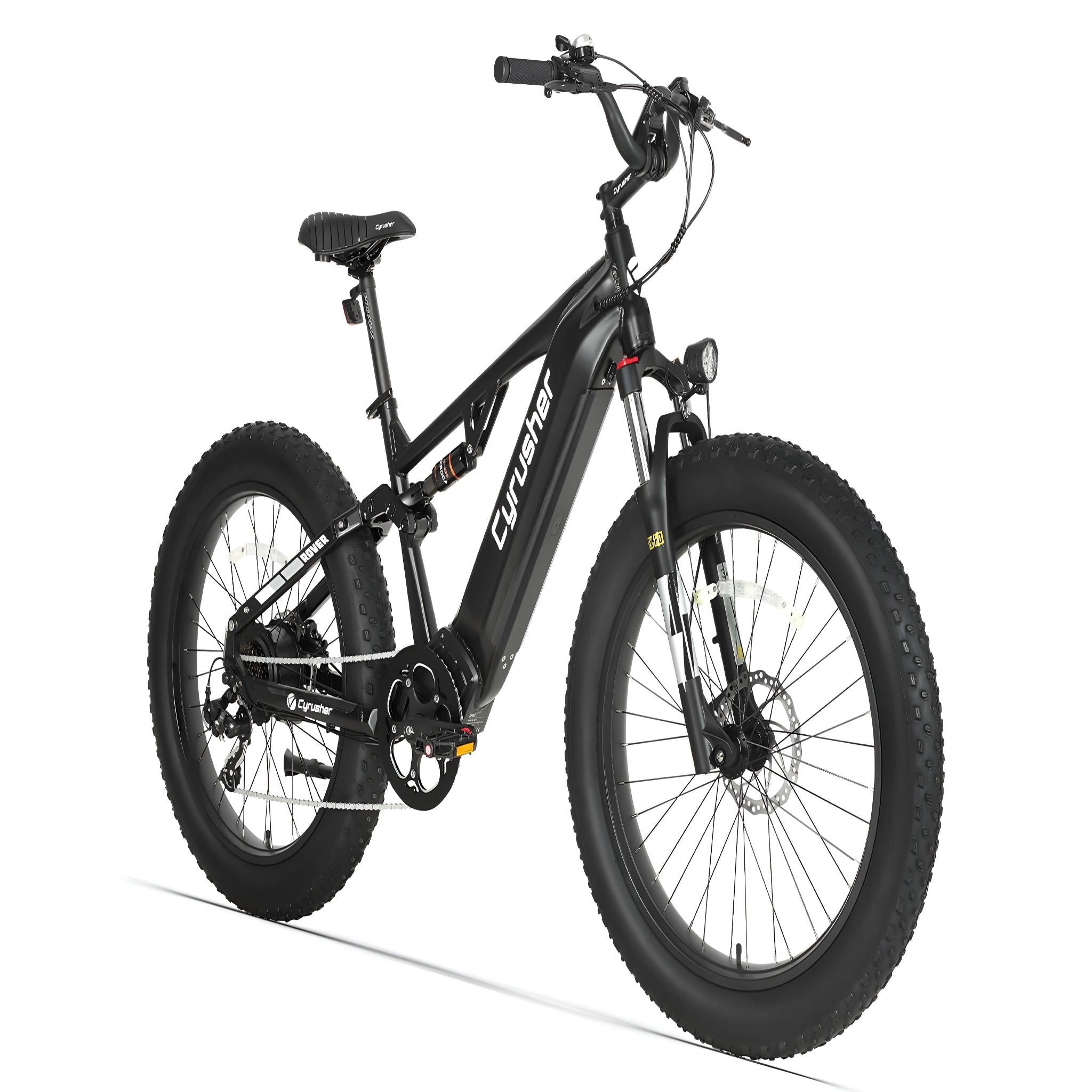 Cyrusher Rover Step-Over Full-Suspension E-Bike