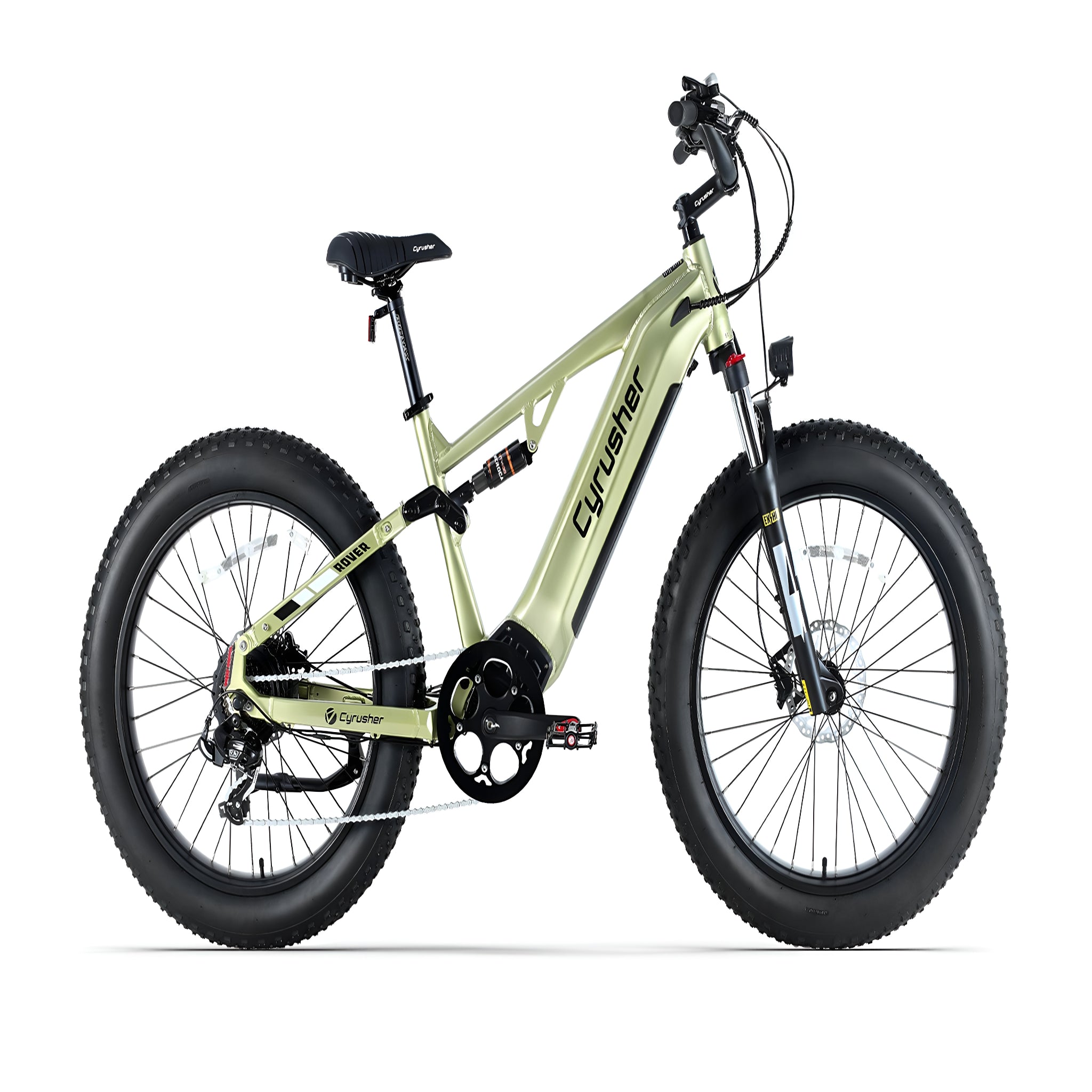Cyrusher Rover Step-Over Full-Suspension E-Bike