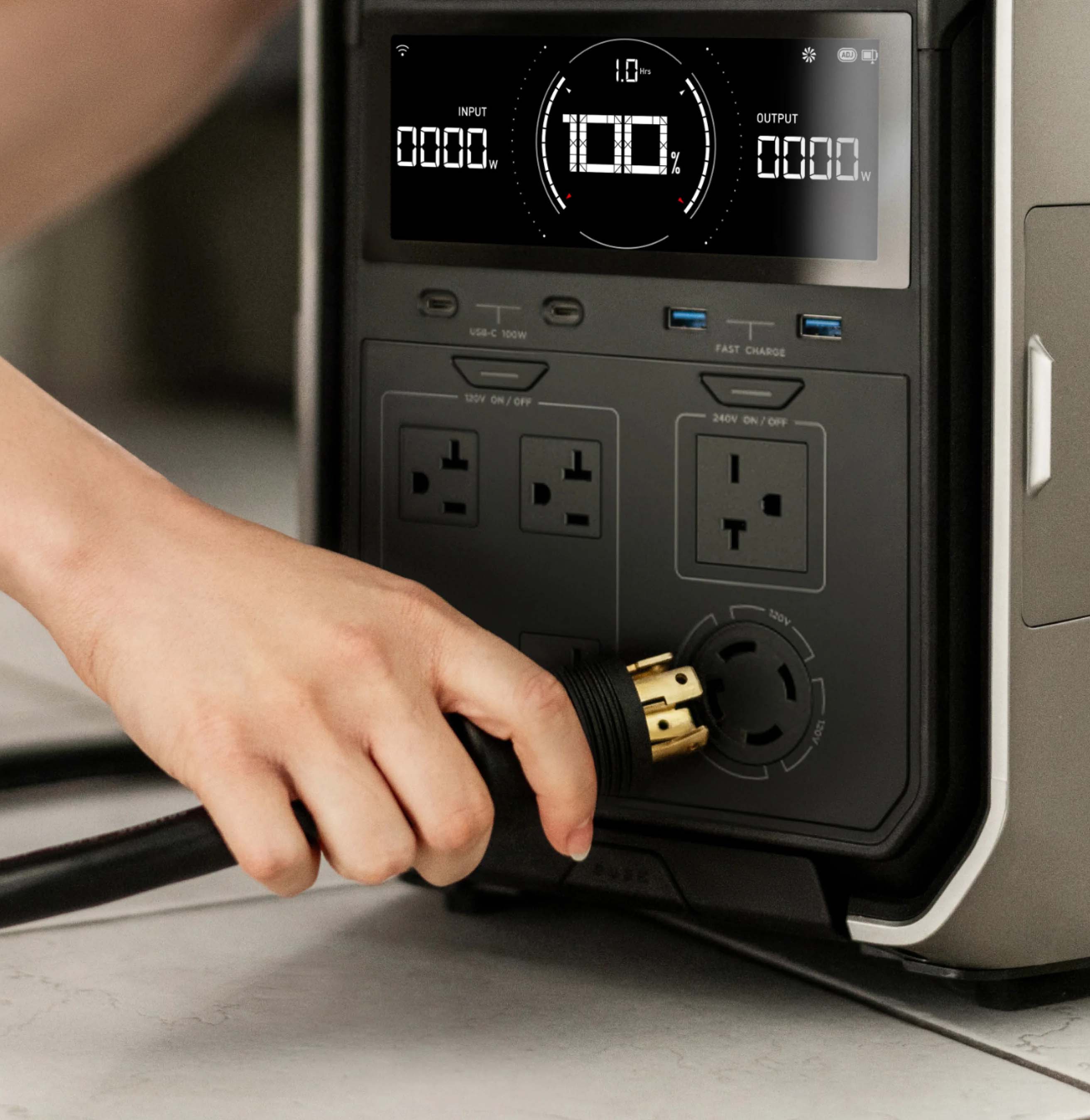 EcoFlow DELTA PRO 3 - 4000 Watt Solar Generator / 4000wH Lithium Storage / 2200w Solar Complete Offgrid Kit