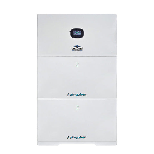 2.2KW Complete Offgrid Solar Kit + 10K 120V/240V OMO E-Line Inverter + 2x 10.24KW OMO E-Line Lithium Battery +2.2KW Solar with Roof Mounting Rails and Wiring