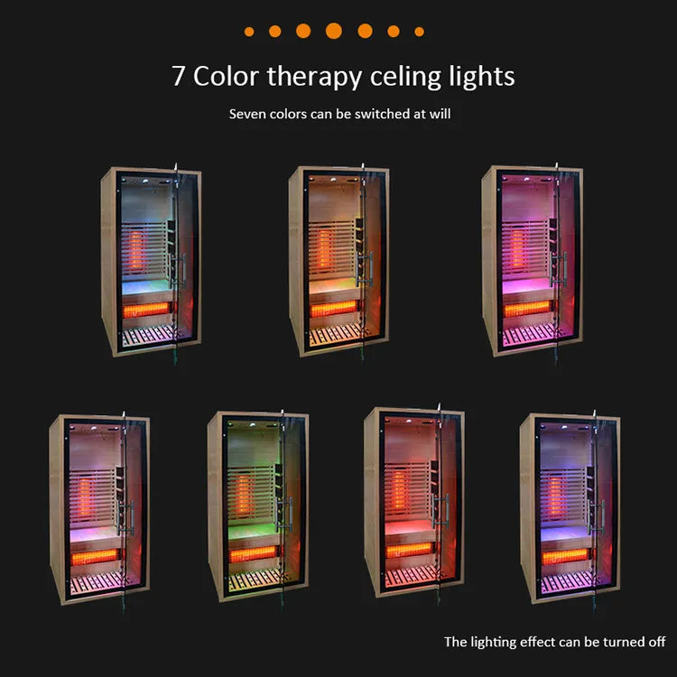 SAUNA EVOLUTION® Luxury Ozone Dry Far Infrared Indoor Sauna