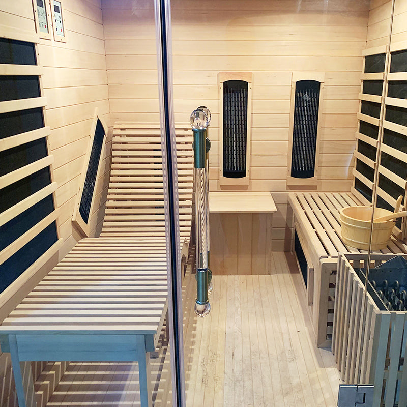 SAUNA EVOLUTION® Indoor Steam and Far-infrared Sauna Dual System 01
