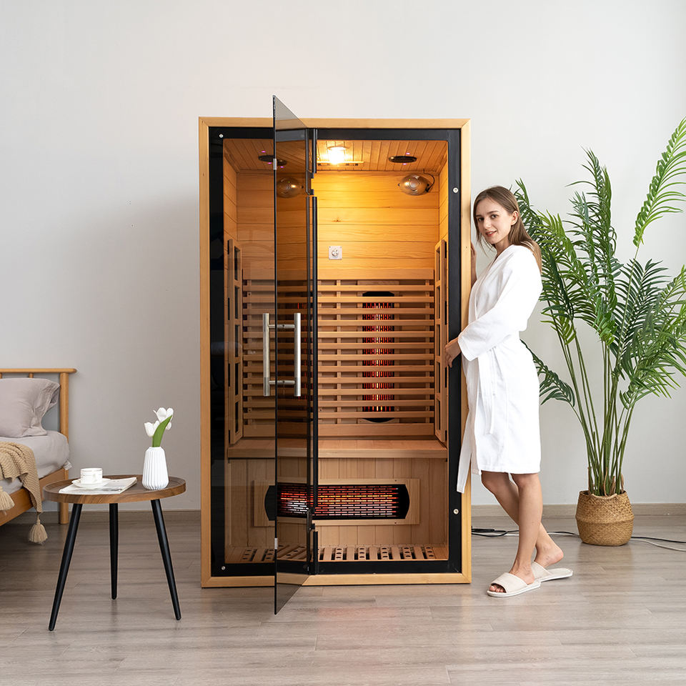 SAUNA EVOLUTION® Luxury Ozone Dry Far Infrared Indoor Sauna