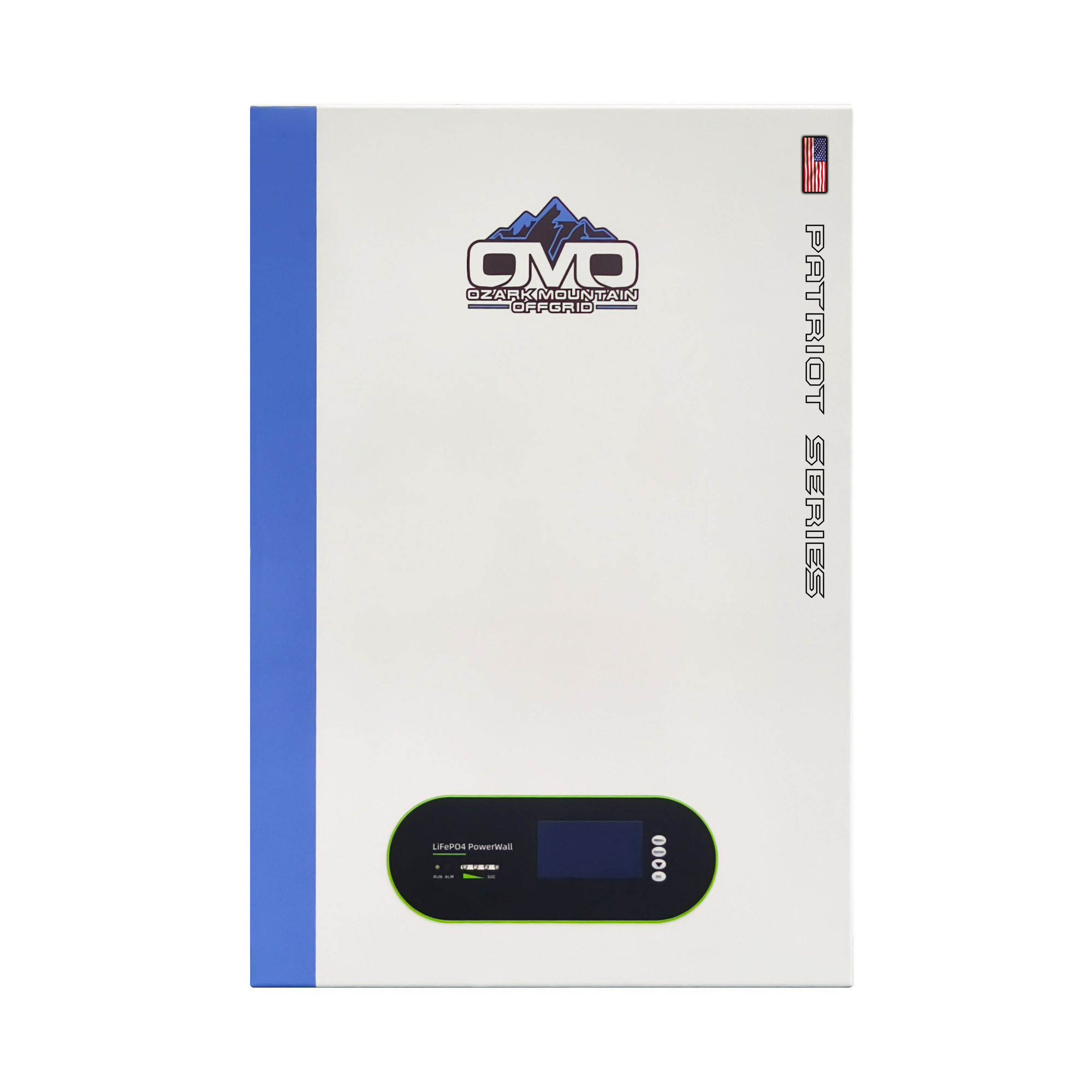 OMO Patriot 48V 5.12KW Wall Hanging Heated LifePO4 Lithium Battery System