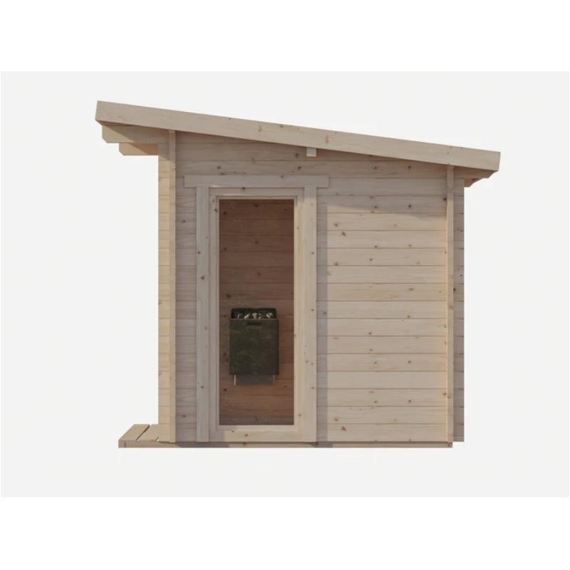 SAUNA EVOLUTION® Garden Series Outdoor Cabin Sauna Fits Up to 6 People Cabin 05