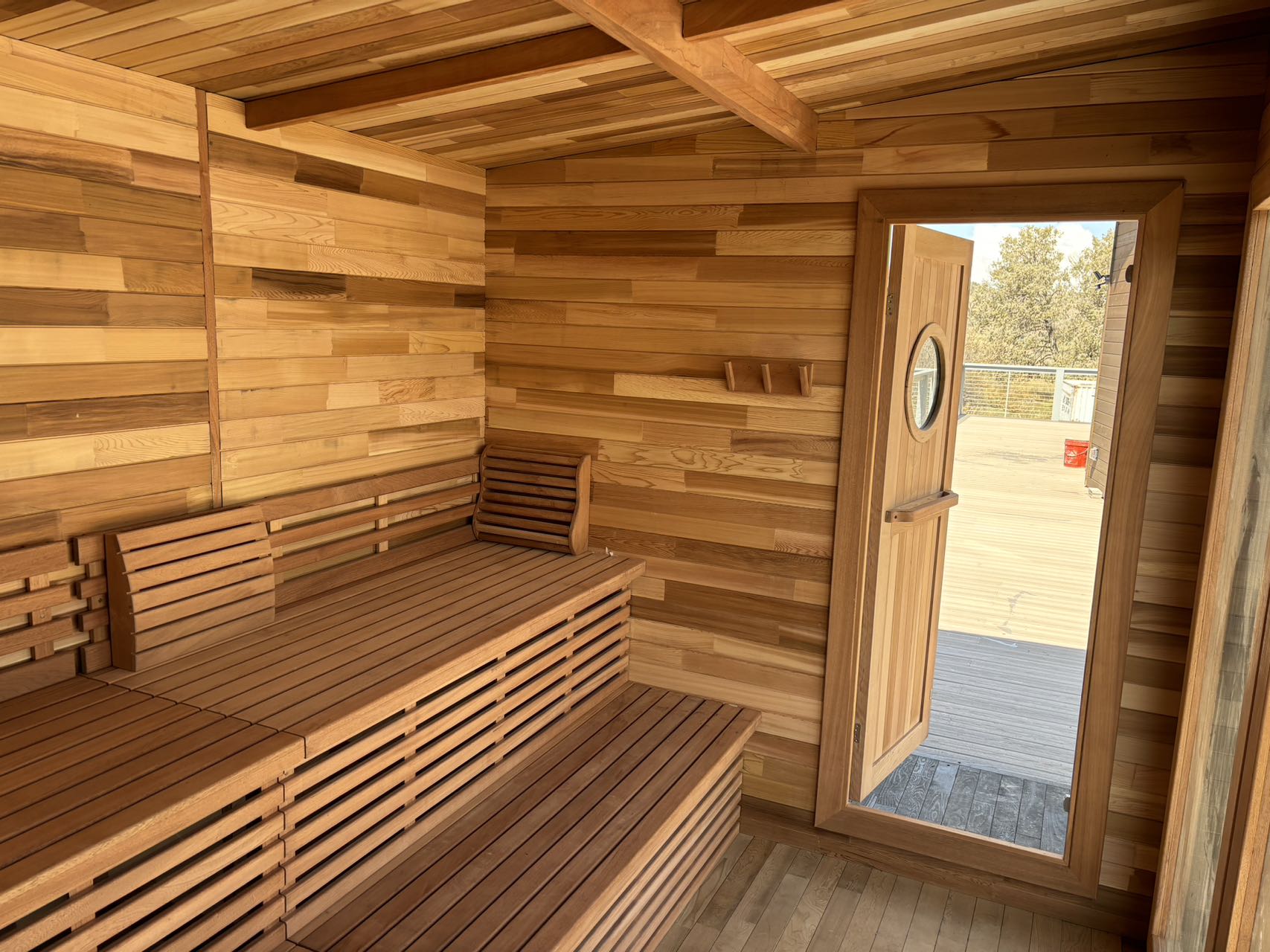 SAUNA EVOLUTION® Large Cabin Sauna Eco Oasis 3