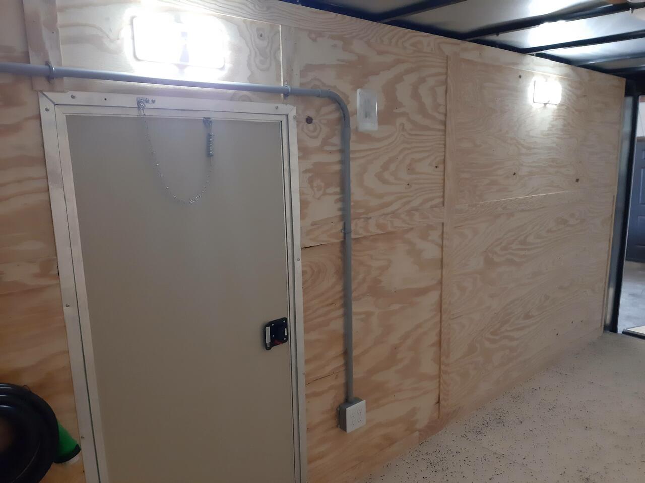 16' Enclosed SOLAR POWERED Offgrid Self-Sufficient Trailer BASE MODEL