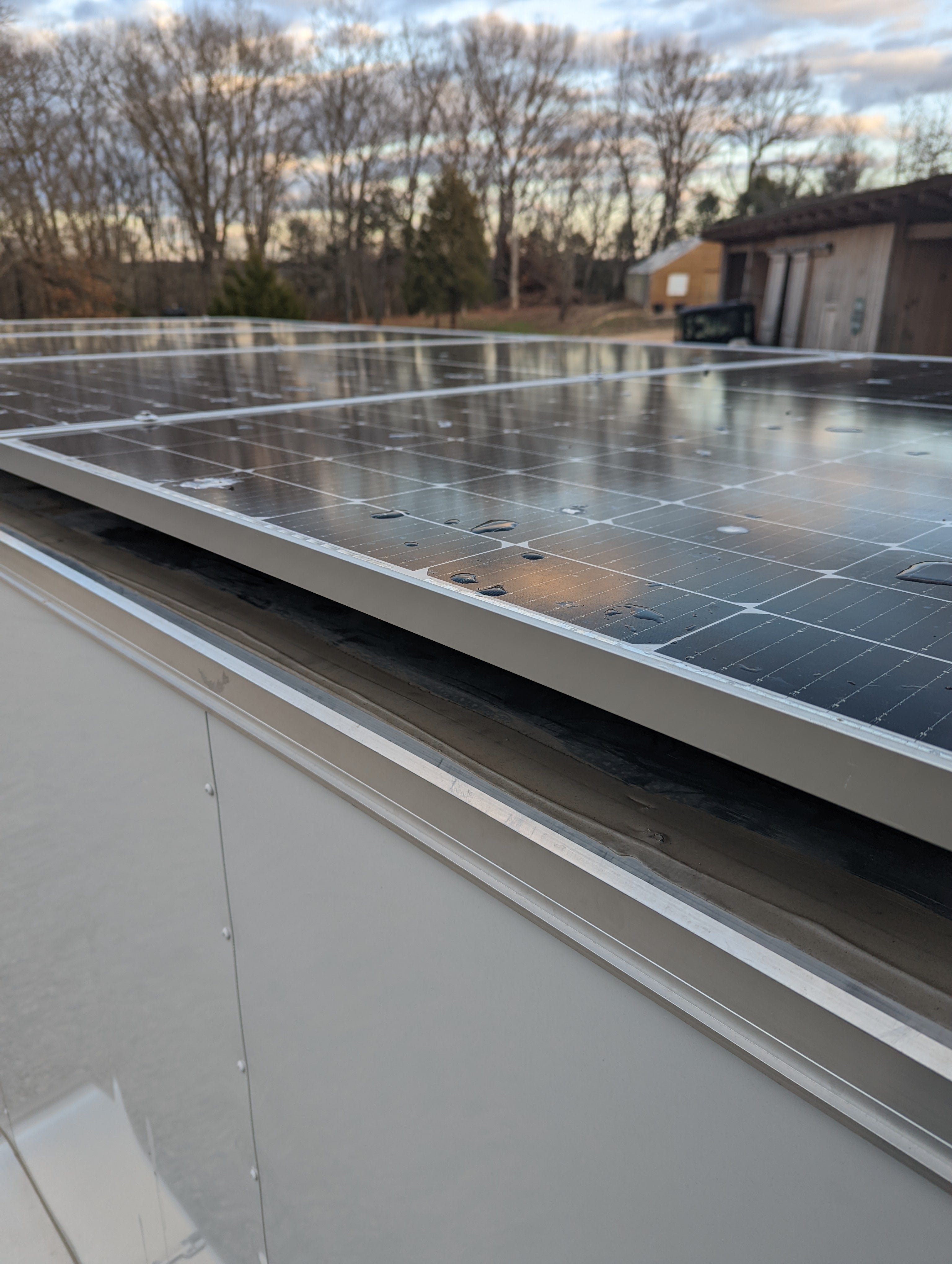 16' Enclosed SOLAR POWERED Offgrid Self-Sufficient Trailer - Concession Window Expanded Solar Array / Expanded Lithium battery bank - MOBILE STOREFRONT VERSION