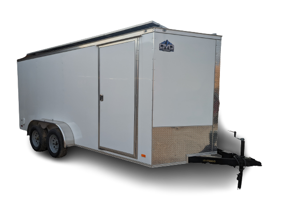 16' Expanded Model Enclosed SOLAR POWERED Offgrid Self-Sufficient Trailer - BASE MODEL w Expanded 10K Split Phase 120V/240V OMO E-Line Inverter + 10.24kWh OMO E-Line Lithium Battery
