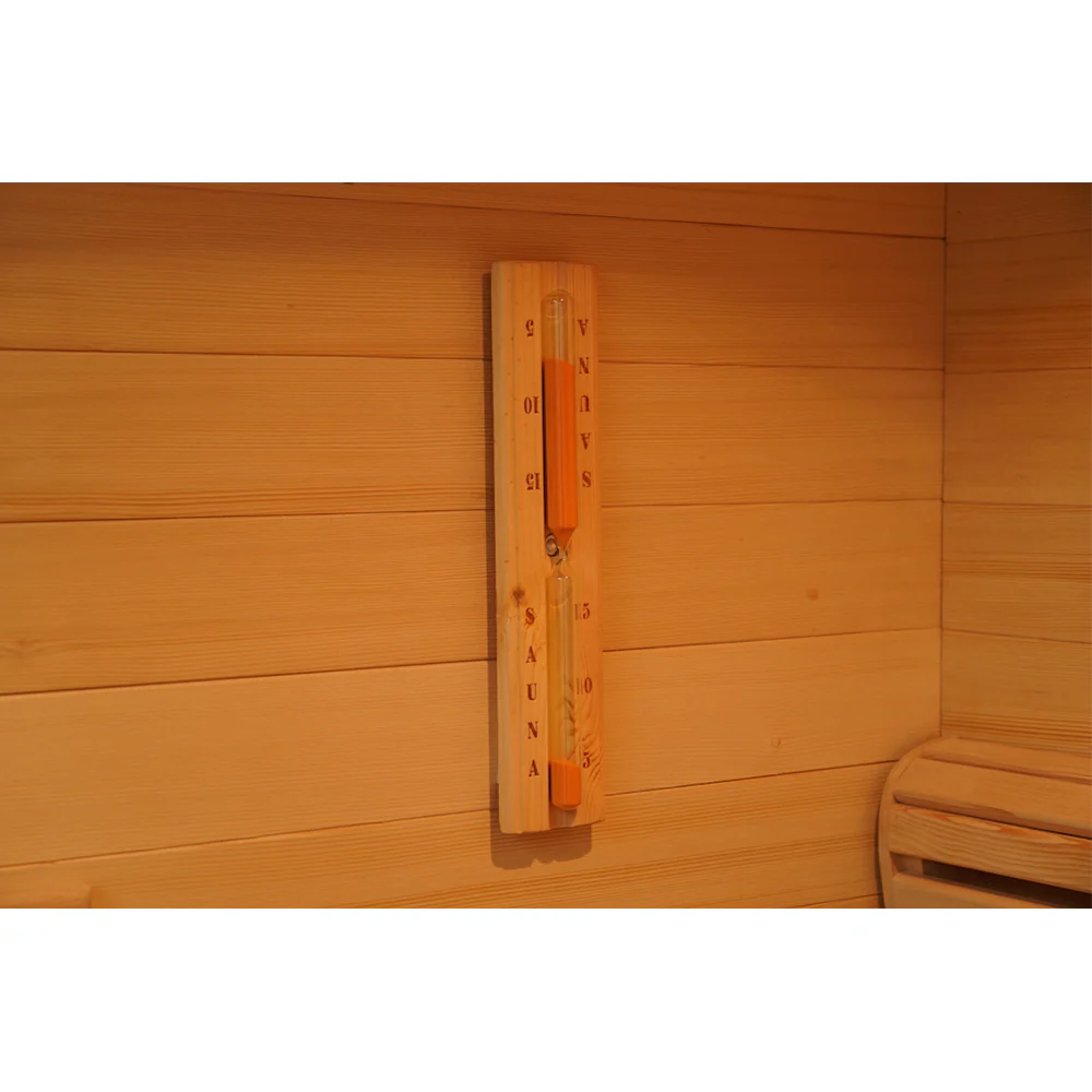 SAUNA EVOLUTION® Indoor Modern Solid Wood Steam Sauna Glass 15