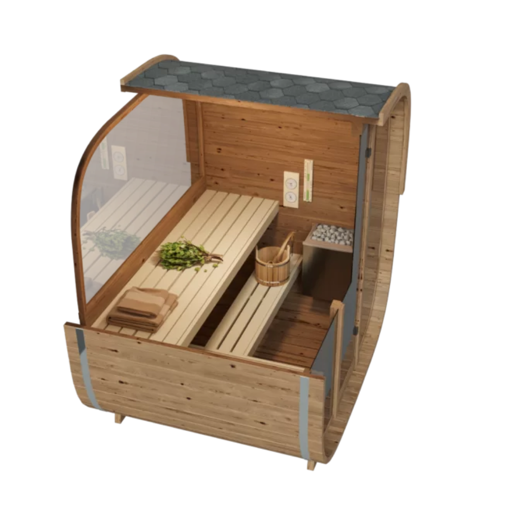 SAUNA EVOLUTION® Square Sauna Minimalist Refresh 6