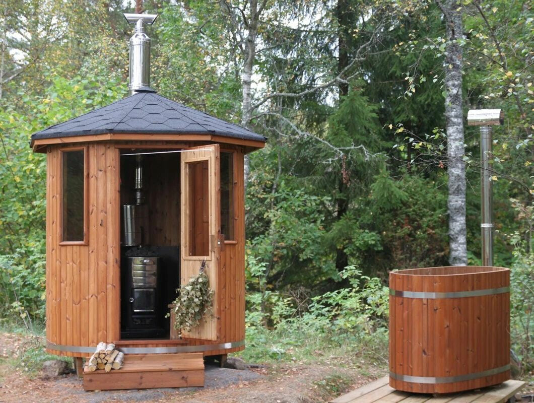 SAUNA EVOLUTION® Garden Series Outdoor Sauna Cabin 06