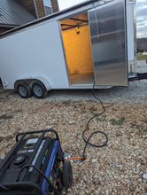 Load image into Gallery viewer, 16&#39; Expanded Model Enclosed SOLAR POWERED Offgrid Self-Sufficient Trailer - BASE MODEL w Expanded 10K Split Phase 120V/240V OMO E-Line Inverter + 10.24kWh OMO E-Line Lithium Battery