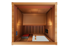 Load image into Gallery viewer, Peak Saunas Rainier 1-Person Full Spectrum Infrared Sauna with XL Medical-Grade Red Light Therapy &amp; Smart WiFi App Control