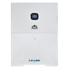Load image into Gallery viewer, 16&#39; Expanded Model Enclosed SOLAR POWERED Offgrid Self-Sufficient Trailer - BASE MODEL w Expanded 10K Split Phase 120V/240V OMO E-Line Inverter + 10.24kWh OMO E-Line Lithium Battery