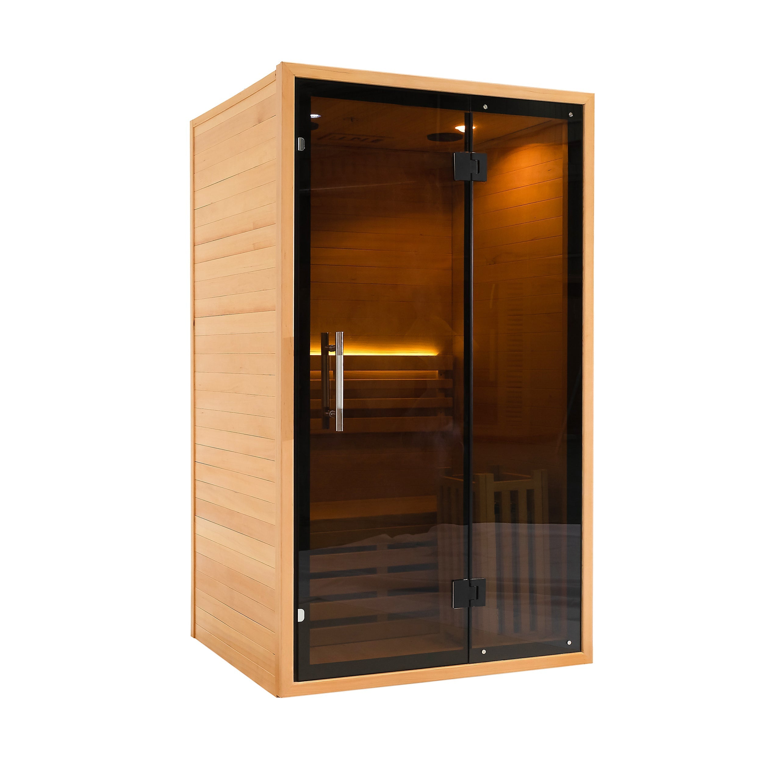 SAUNA EVOLUTION®  Indoor Wicking and Perspiration Fumigation Box Wet Sauna Glass 04