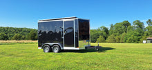Load image into Gallery viewer, 12&#39; Enclosed SOLAR POWERED Offgrid Self-Sufficient Trailer BASE MODEL