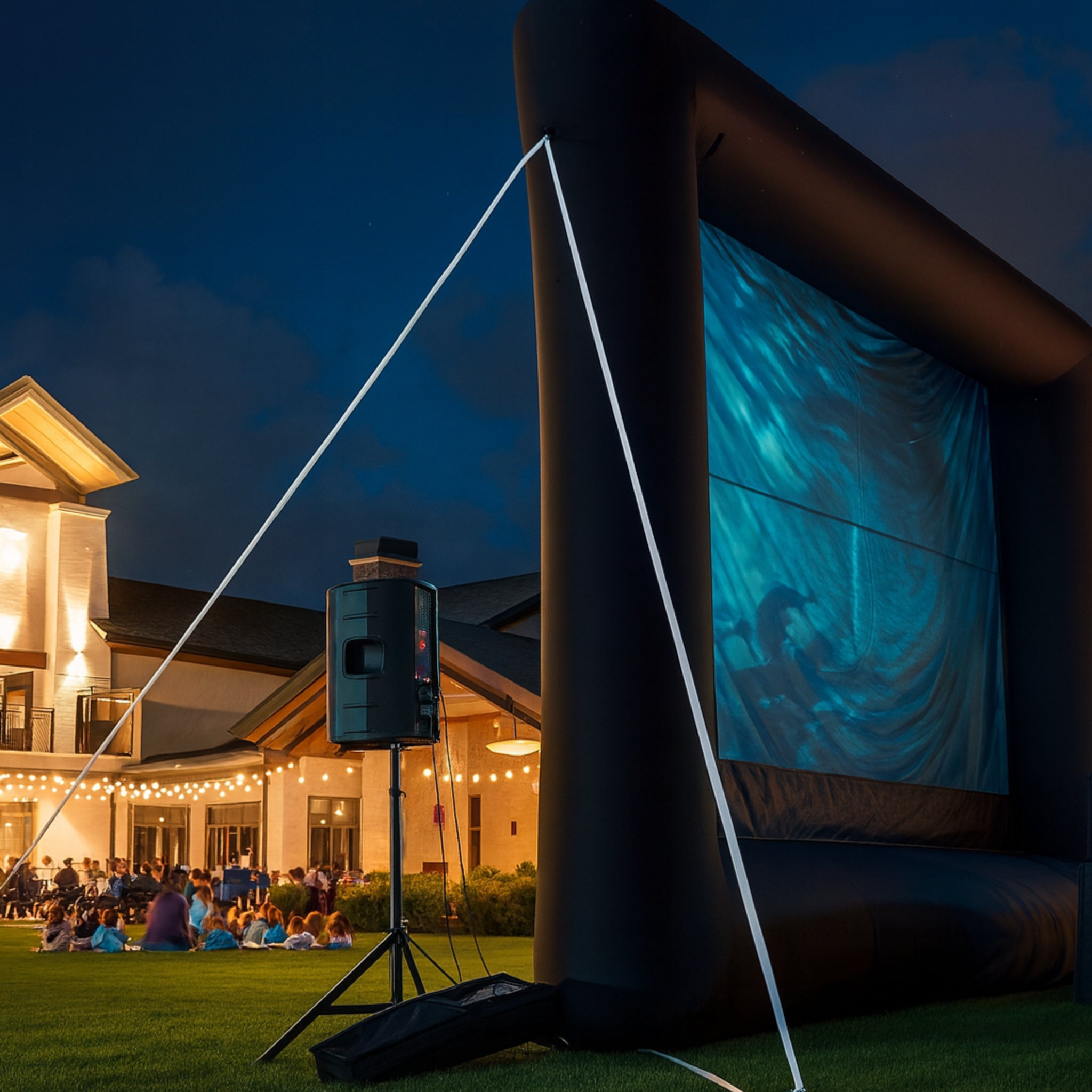 Elite Outdoor Movies 17' Nano Outdoor Cinema System