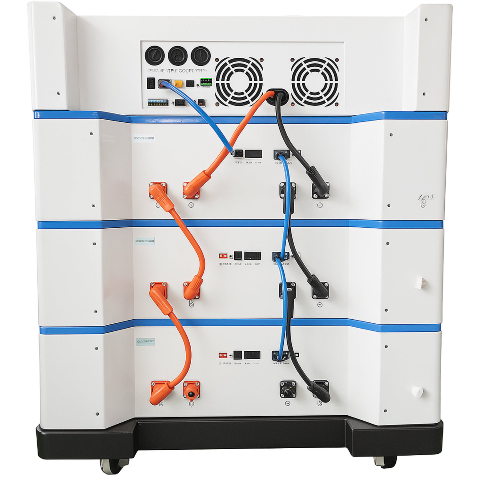 2.2KW OMO All-In-One Customizable Stacking Inverter/Battery System 5500W Inverter + 20.48K Lithium Battery + 2.2KW Solar Roof Mount