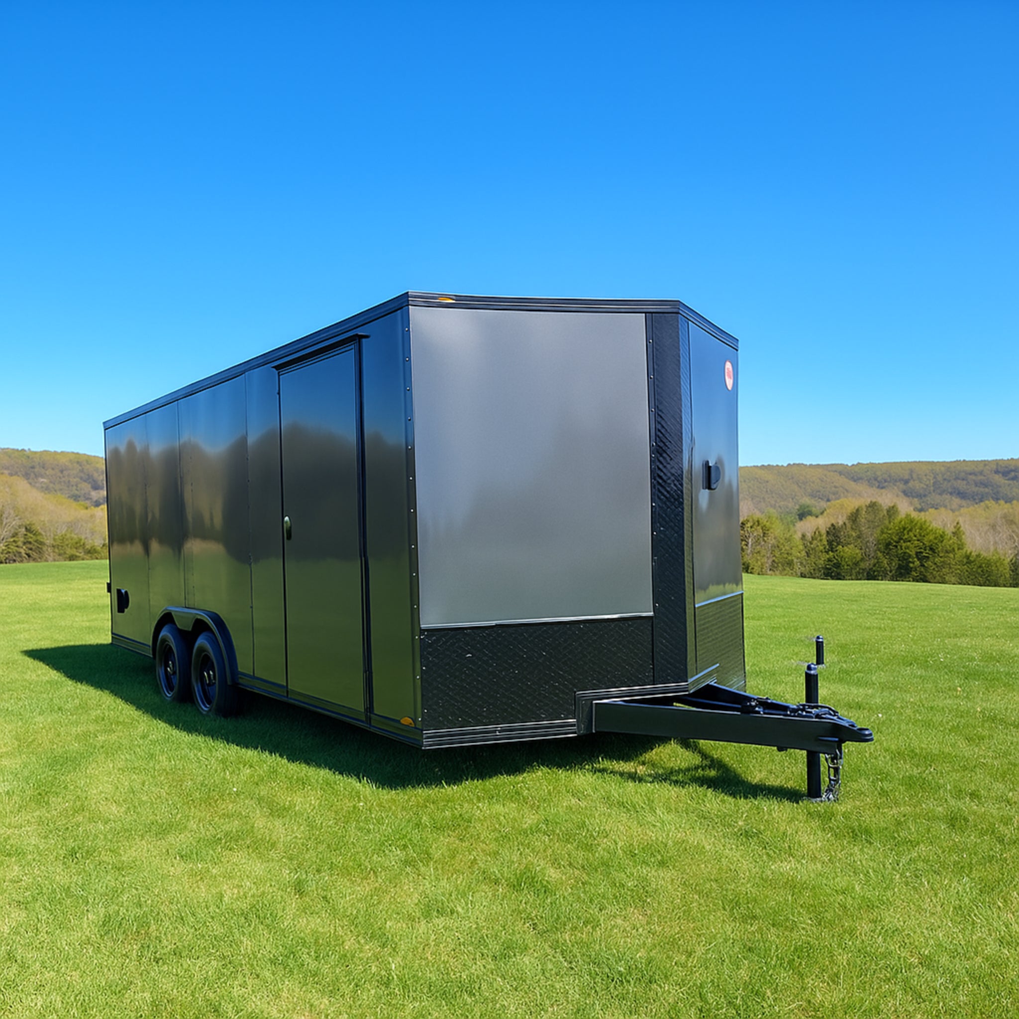 20' Enclosed SOLAR POWERED Offgrid Self-Sufficient Trailer - SOL-ARK 15K Version with 32K Lithium Battery