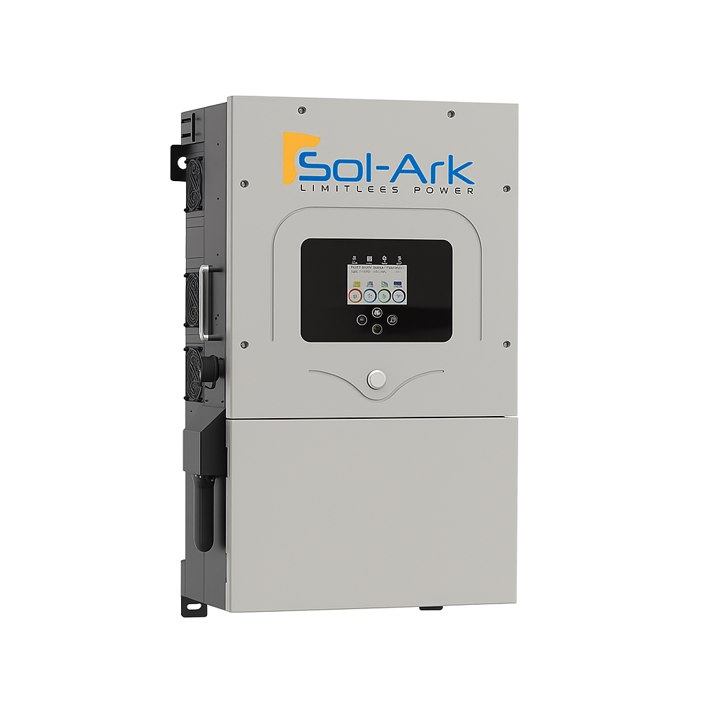 20KW Complete Offgrid Solar Kit - 3x 32kWh OMO 48V Freedom Series Lithium Battery + 2x 15K Sol-Ark Inverter +19.8KW Solar with Roof Mount and Wiring