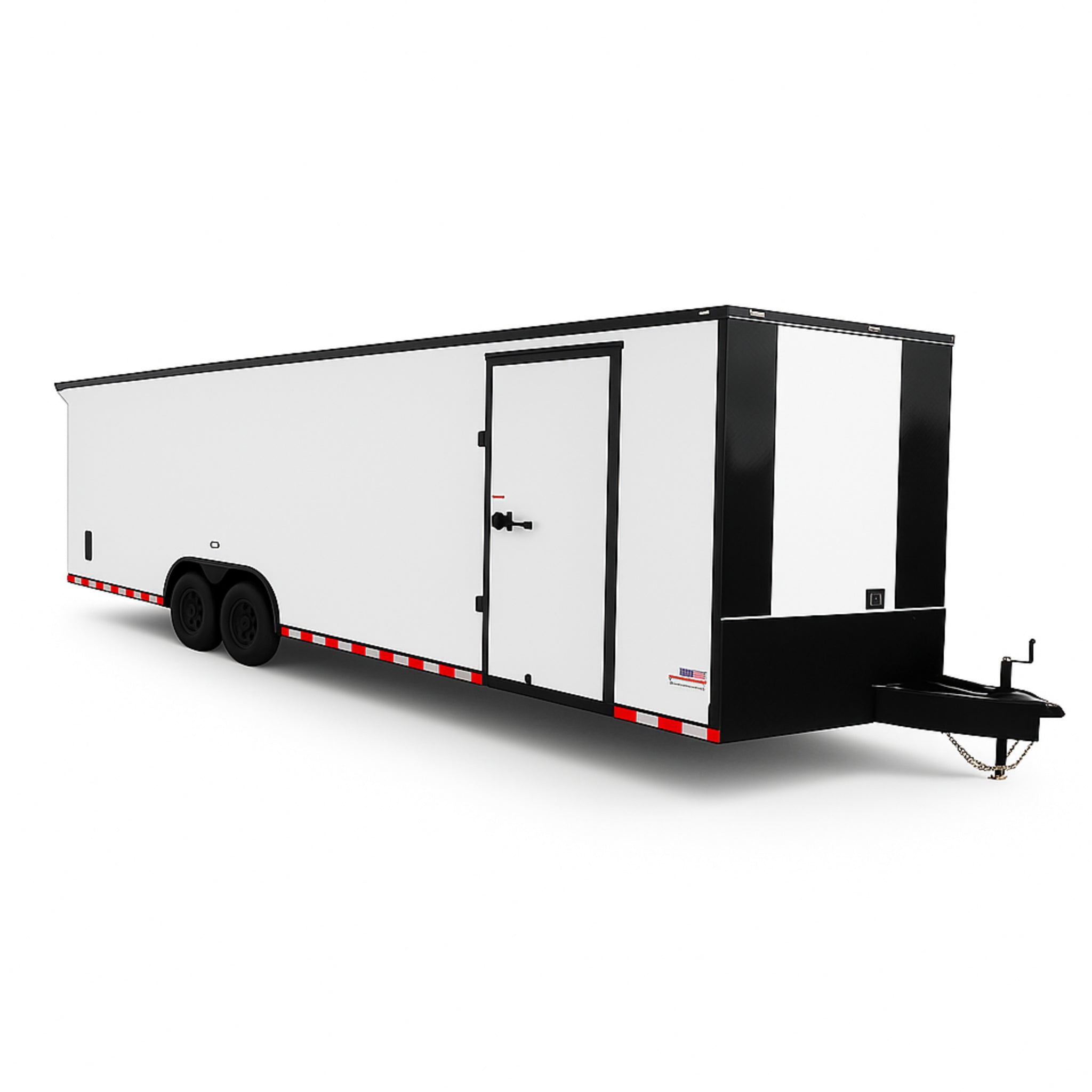 36' Enclosed SOLAR POWERED Offgrid Self-Sufficient Trailer - SOL-ARK 15K with OMO 32K Freedom Lithium Battery