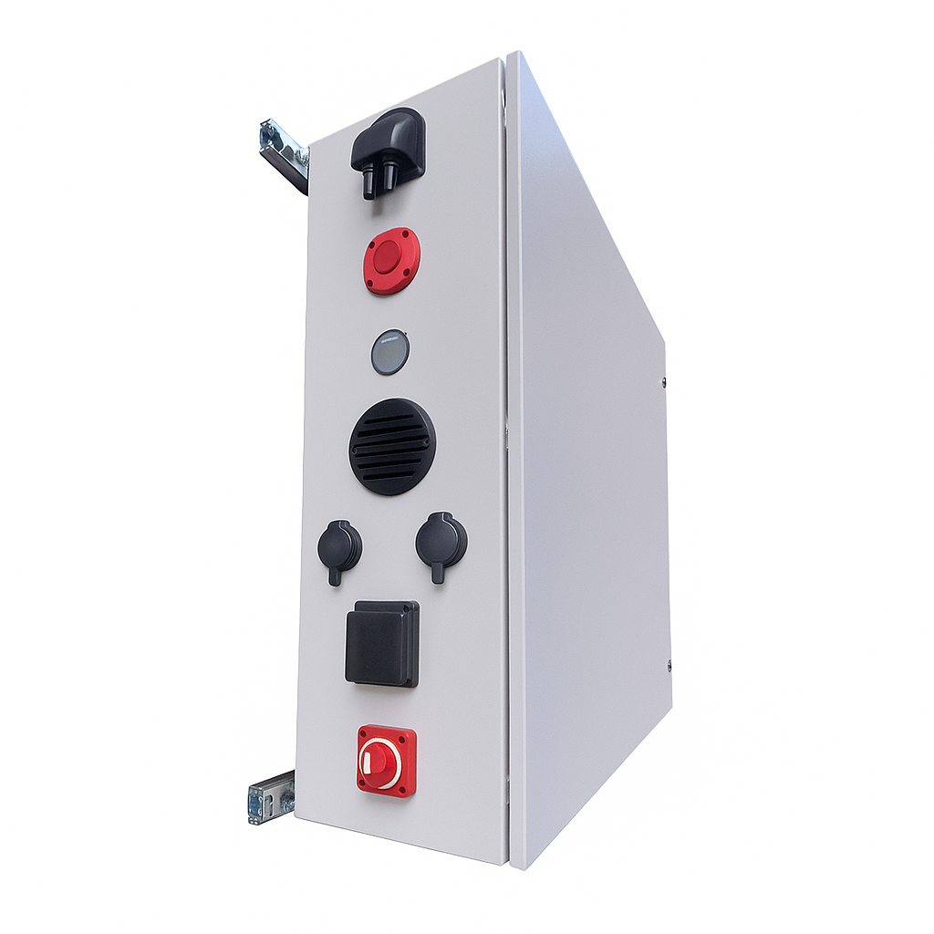 Boat Dock Offgrid Solar Kit - Mountable with Plug and Play Connections 5.3KW OMO Liberty Lithium Battery (No Solar Panels)