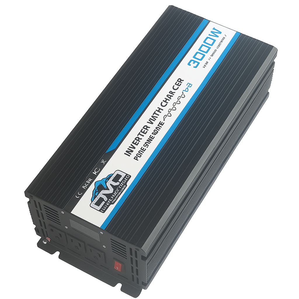 Complete Skoolie Solar System Kit / 60A MPPT Charge Controller / 3000 Watt Inverter