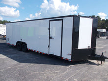 Load image into Gallery viewer, 28&#39; Enclosed SOLAR POWERED Offgrid Self-Sufficient Trailer - SOL-ARK 15K with OMO 32K Freedom Lithium Battery