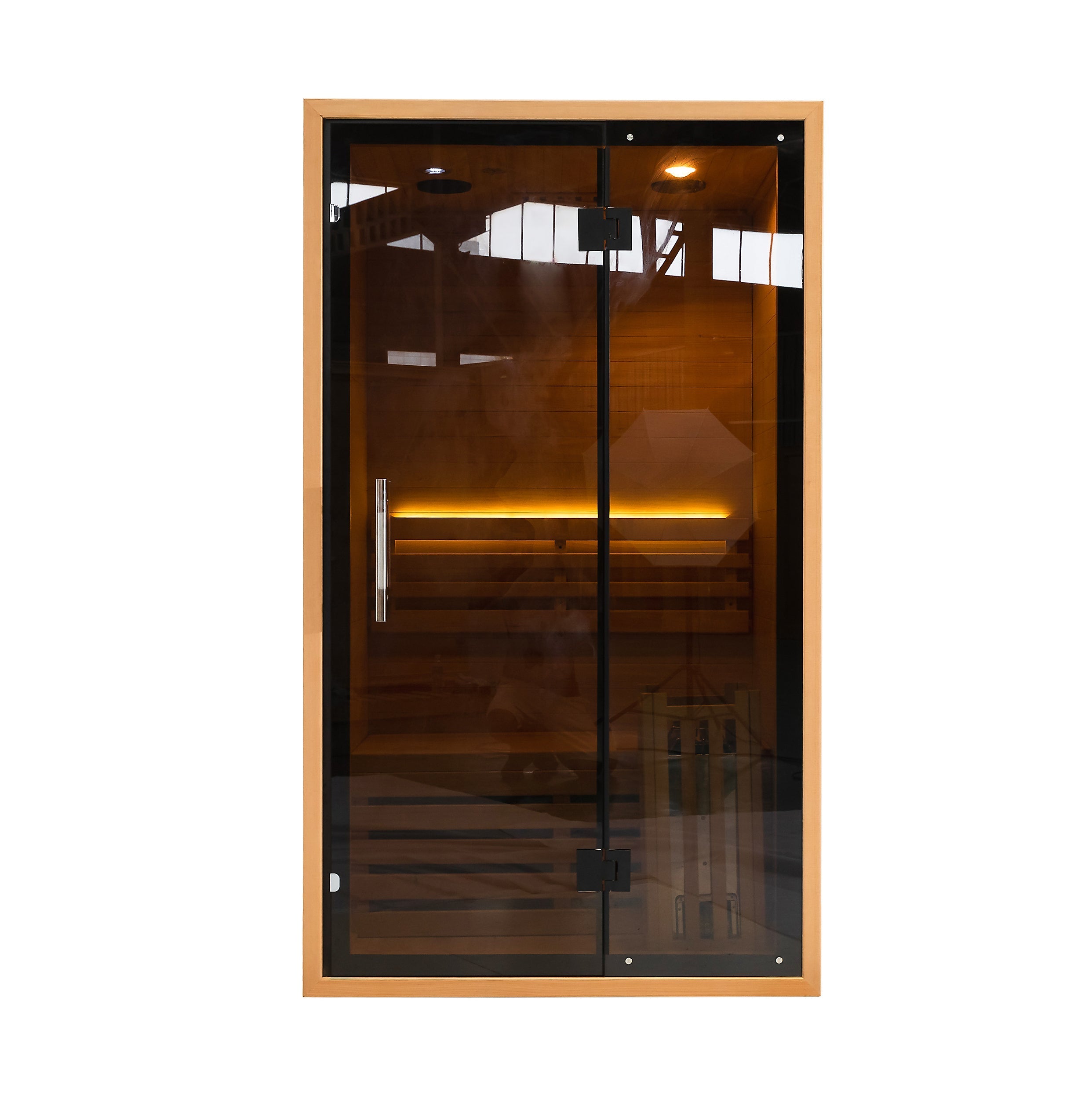 SAUNA EVOLUTION®  Indoor Wicking and Perspiration Fumigation Box Wet Sauna Glass 04