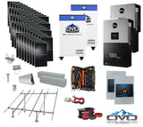 30KW Complete Offgrid Solar Kit + EG4 18kPV + 2x 32KW OMO 48V Freedom Series Lithium Battery + 30.8KW Solar with Ground Mount and Wiring