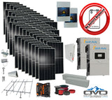 30KW Complete Offgrid Solar Kit + 2x 15K Sol-Ark Inverter +30.8KW Solar with Ground Mount and Wiring